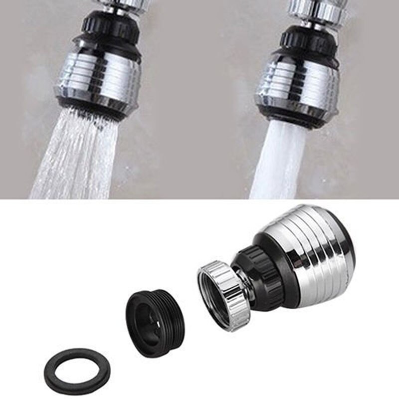 360° Degree Rotate Swivel Faucet Nozzle Filter Adapter Water Saving Tap Aerator Diffuser Bathroom Shower Kitchen Tools Bubbler