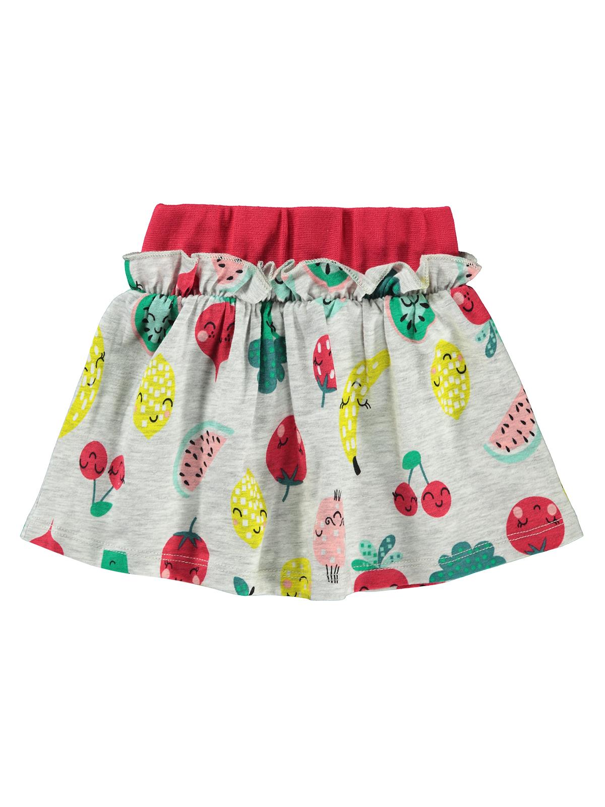 Summer Printed Casual Cute Civil Baby Girl Skirt 6-18 Month: Gray / 6M