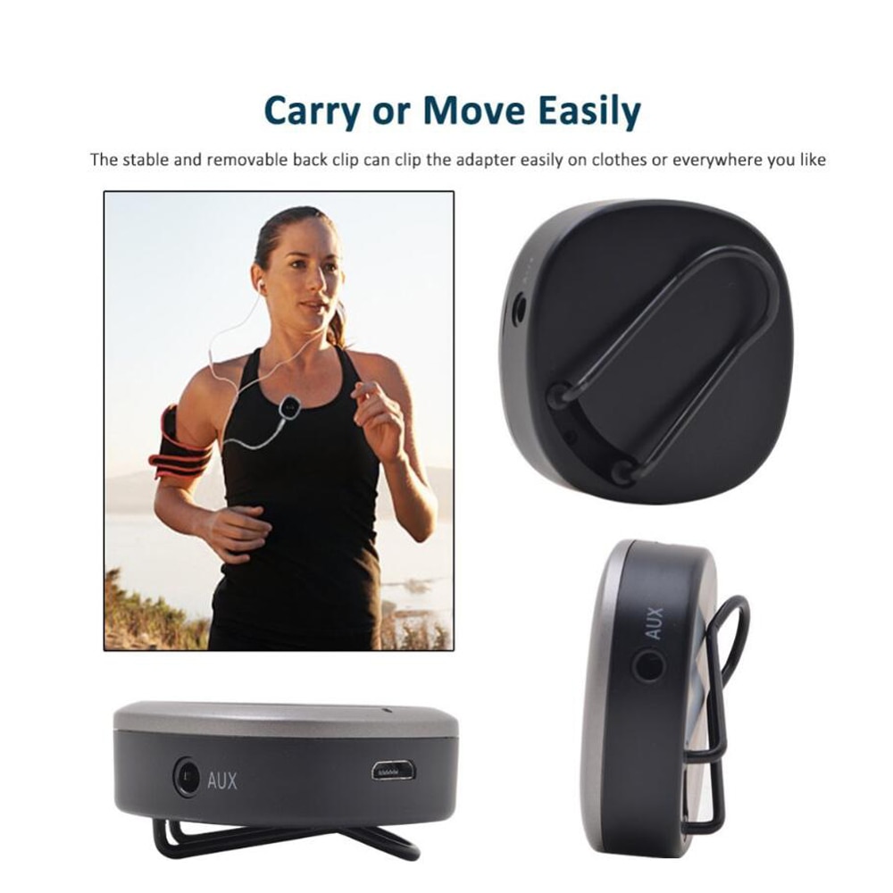 Bluetooth 5.0 audiozender/ontvanger csr 8675 apt-x lage latentie/aptx hd draadloze adapter voor tv, luidspreker, auto 3.5mm aux