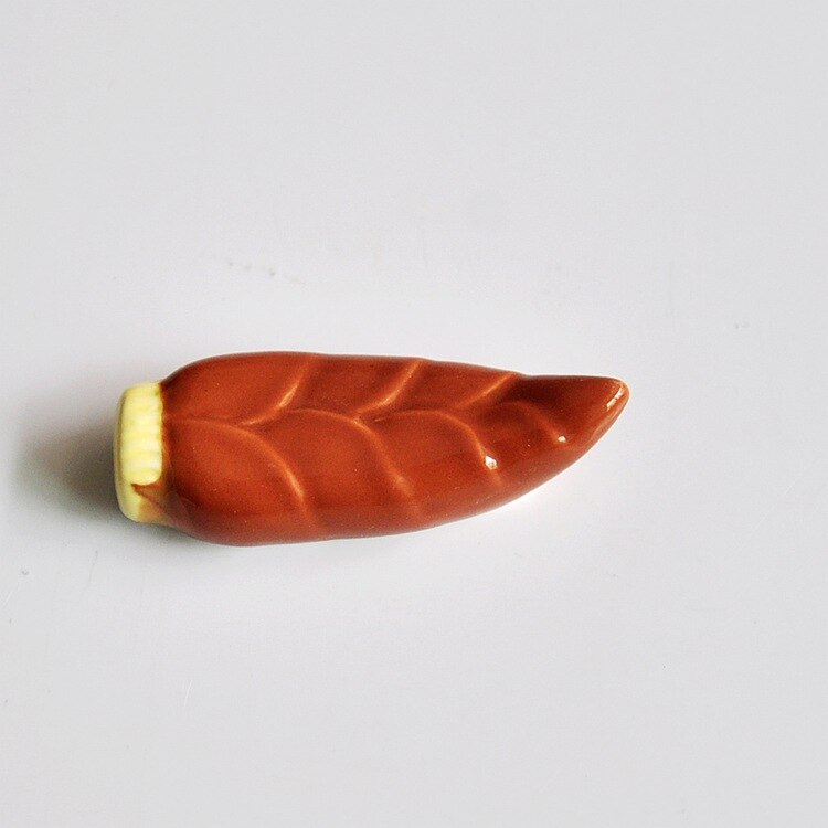 2 stks/partij Chinese Groenten Vorm Eetstokjes Houder Stand Keramische Eetstokjes Vorken Houder Woondecoratie Chopstick Rack MT 006