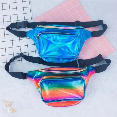 Vrouwen pailletten glitter taille heuptasje riem heuptasje tasje heuptasje messenger handtas opbergzakken