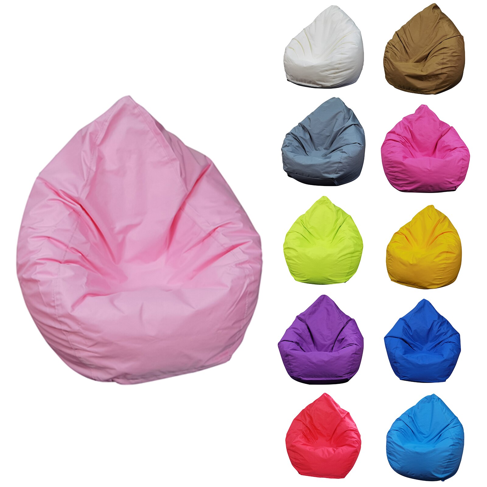 Sac de haricot canapés couverture sans remplissage couverture de chaise souple chaise longue siège haricot sac salon meubles jouets vêtements organisateur de stockage