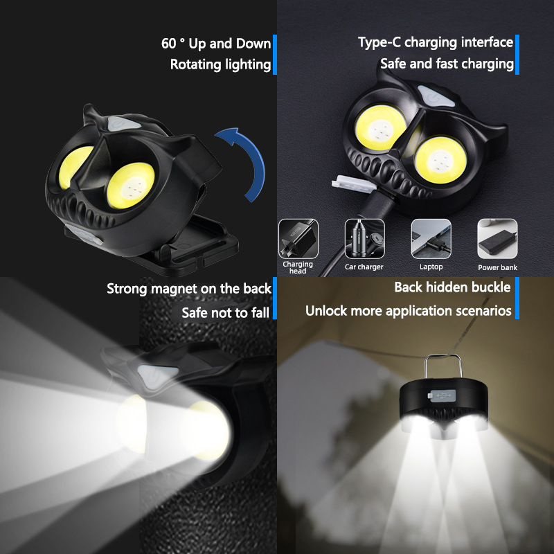 VeitoKala-Petit théâtre l lampe de sauna, LH-208 209, peut placer 1.2V, 1.5V, AAA extérieur escalade montagne tête portant lampe