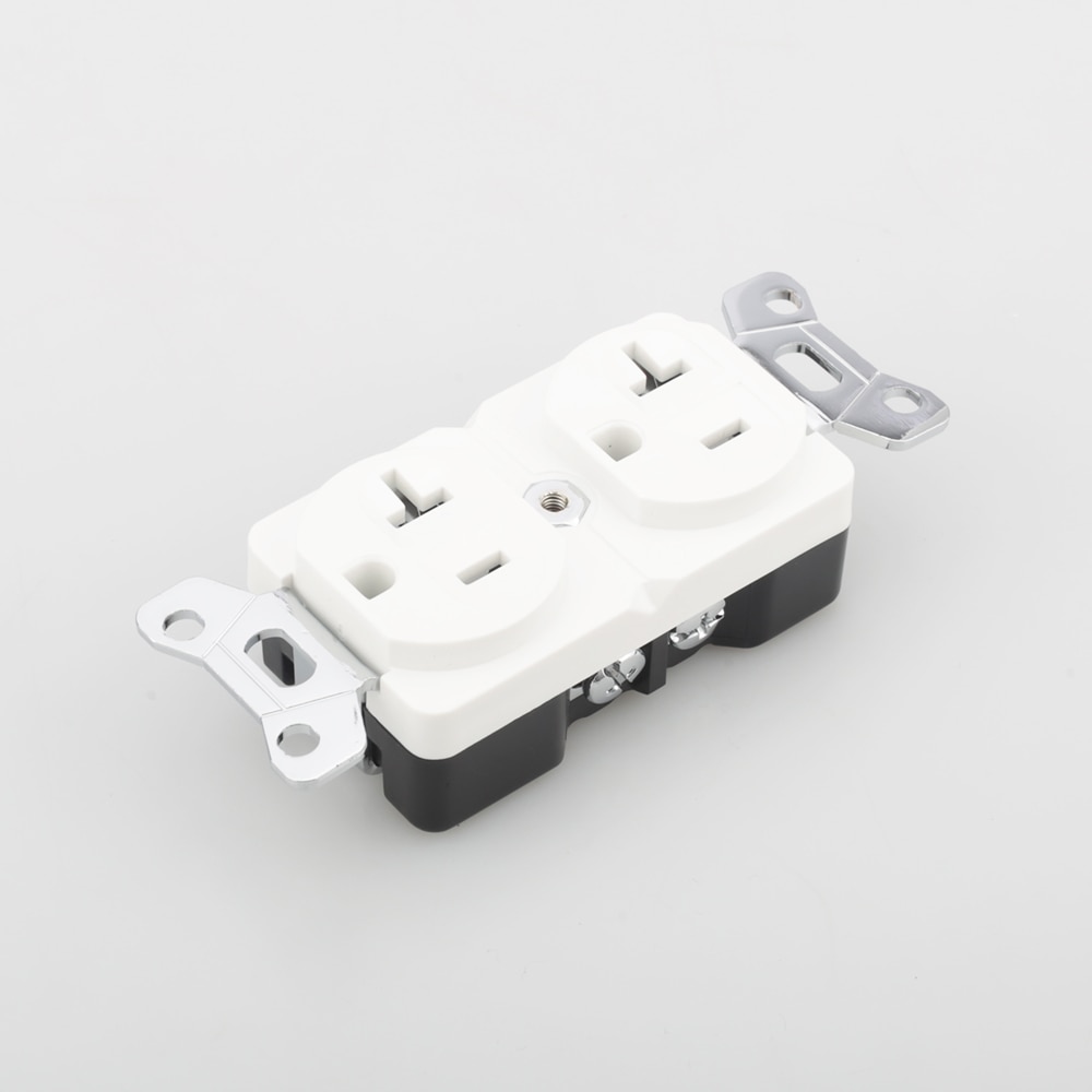 Hi-End Beryllium copper Gold plated Rhodium plated AC 20A Power Receptacle Wall Outlet Power Distributor