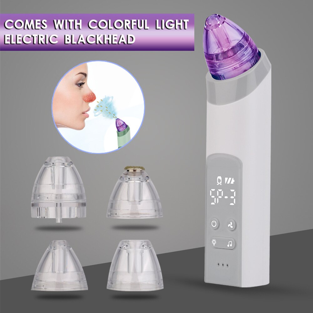 Aspirador nasal elétrico 2 em 1 para o bebê removedor de cravo facial usb recarregável nariz cleaner cuidados com a pele otário seguro crianças