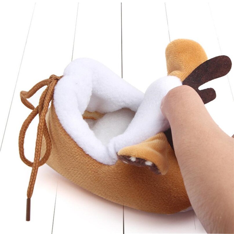 3 kleuren Babyschoenen Baby Schoenen Jongen Meisje Kerst Zachte Zool Anti-slip Sneakers verzonden ST20