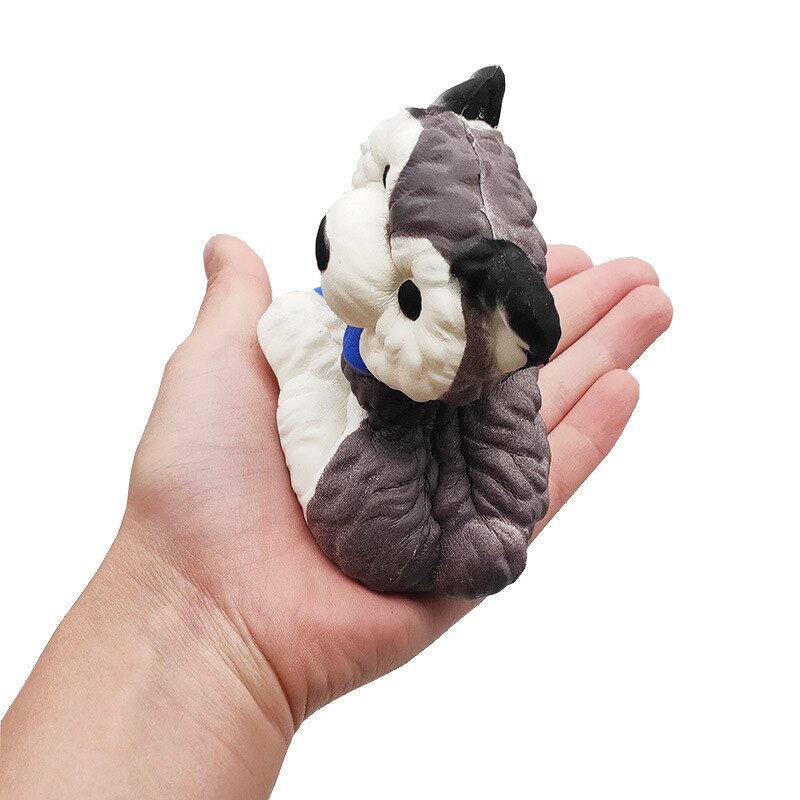 Långsam stigande squishy valp hund klämma husky hund jumbo doftande dekompression tecknade djur lindrar stress ångest leksak