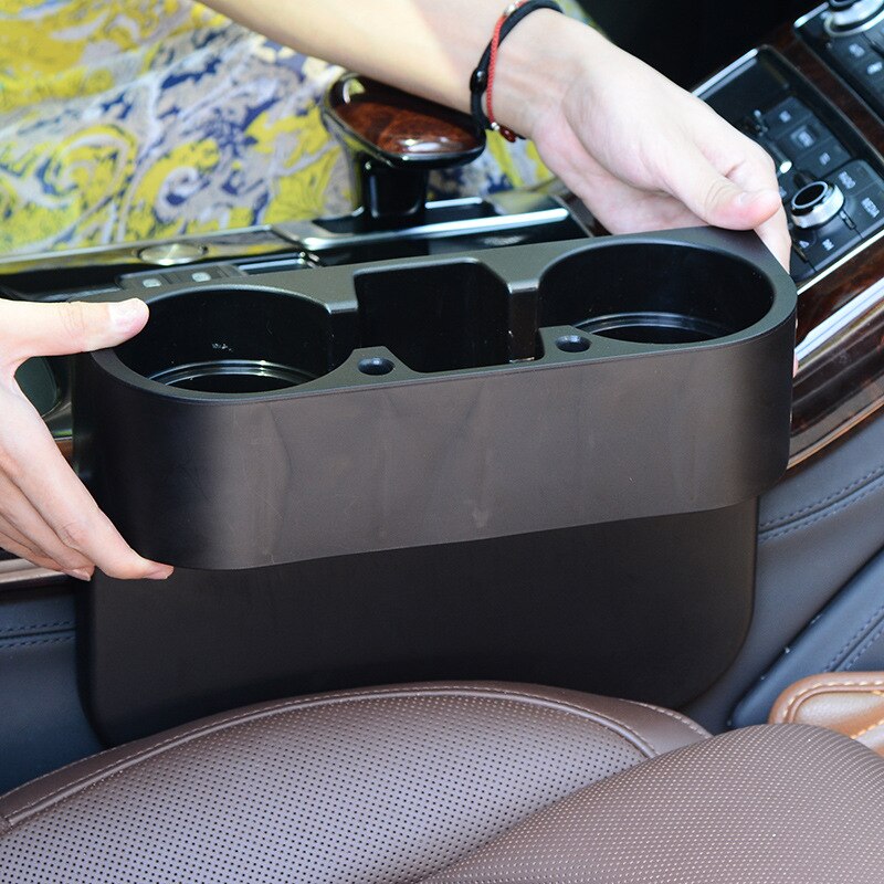1pcs Auto Bekerhouder Auto Seat Gap Stand Box Water Drank Fles Telefoon Toetsen Multifunctionele Opslag Houder