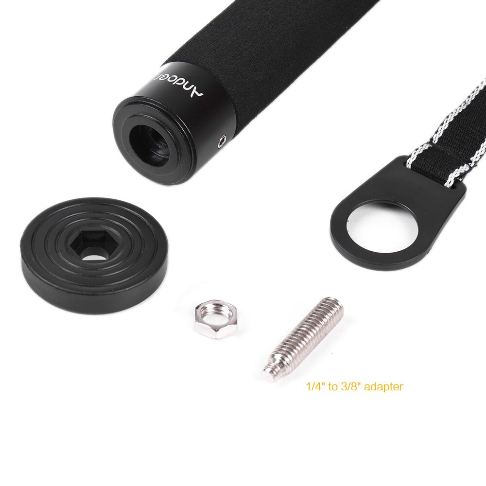 Andoer-trípode A-555 de 6 secciones para cámara, monopié compacto portátil de aleación de aluminio, palo Unipod para Nikon y Canon