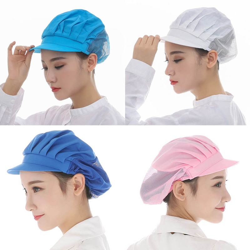 Chapeau de cuisine élastique pour hommes et femmes, chapeau de Chef, accessoires de restaurant, casquette de cuisine anti-poussière, casquette de cuisine d'hôtel respirante