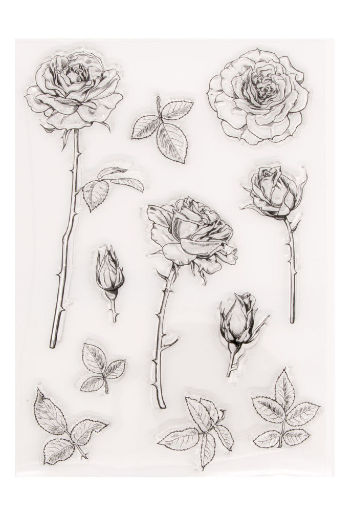 Świąteczne przezroczyste stemple Silikonowe przezroczyste stemple robić tworzenia kartek i scrapbookingu DIY: Głęboki niebieski