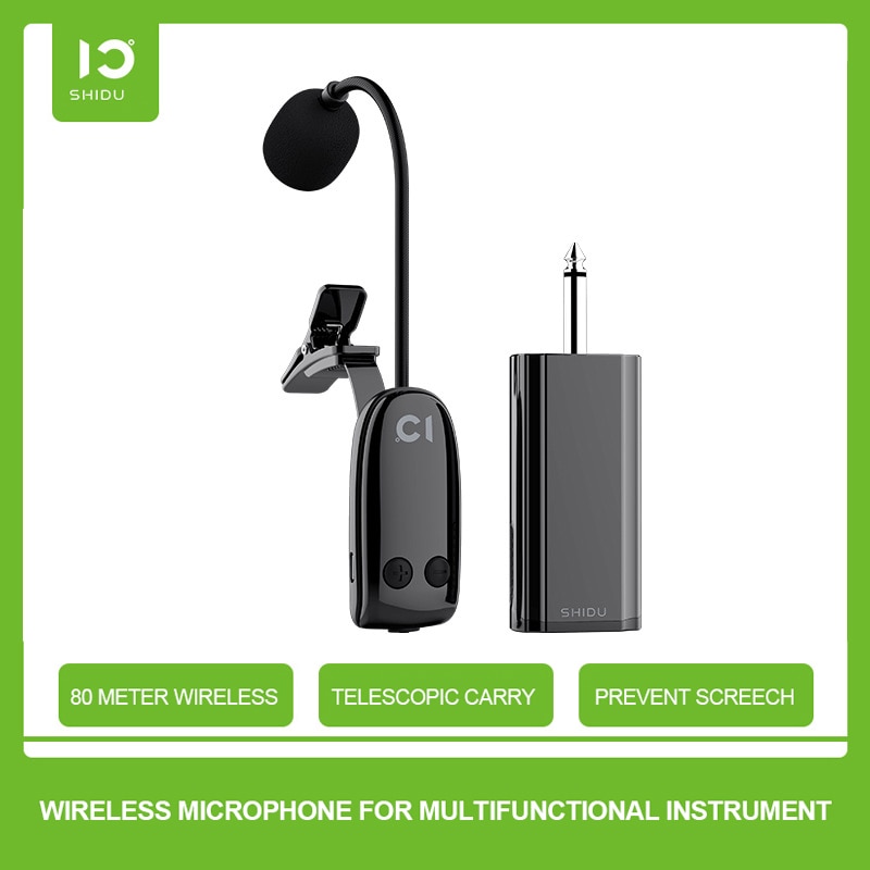 Saxophone Wireless Microphone Orchestra For Musical Instruments Megaphone Voice Amplifier Trumpet Saxe Dynamic Mic