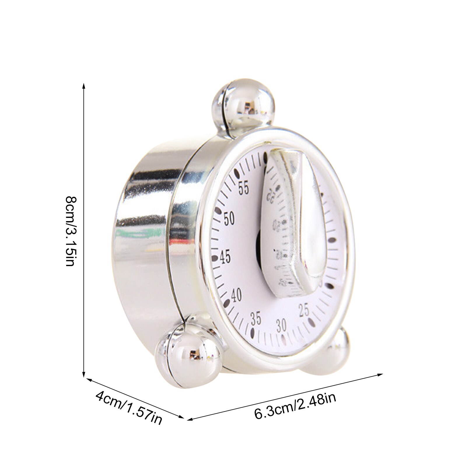 60 Minutes Mechanical Timer Kitchen Cooking Timer Classroom Student Time Management Alarm Clock Reminder