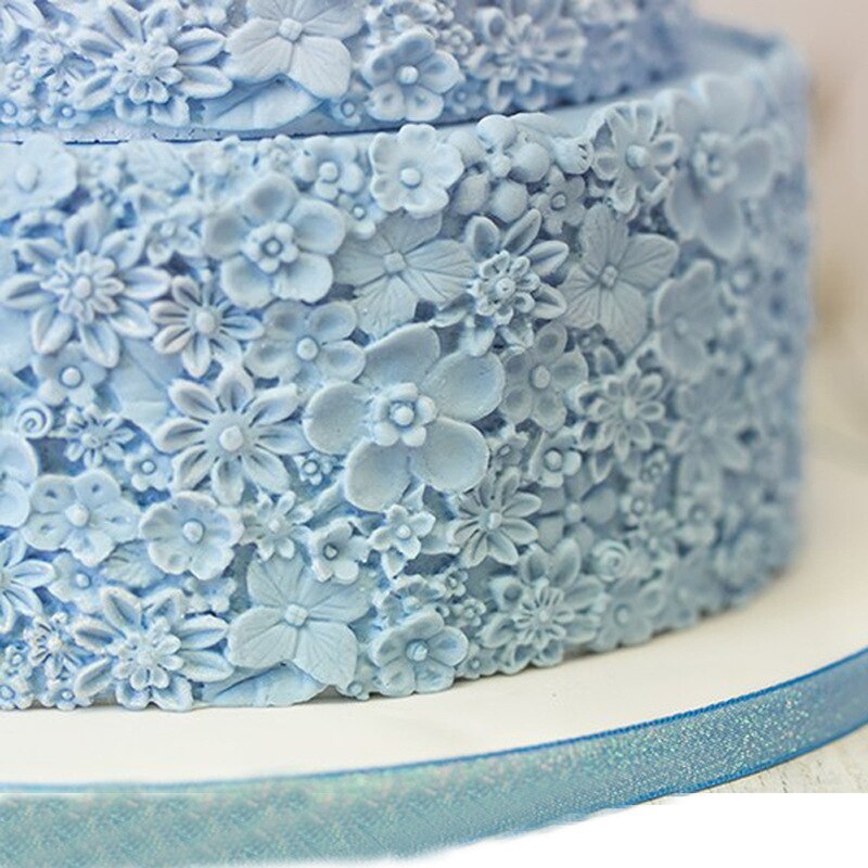 37x12cm Große Blume aufbringen Silikon Backform matt 3D Volle Blume bilden Fondant Dekoration Zucker Handwerk Werkzeug Backen kuchen Werkzeug K196