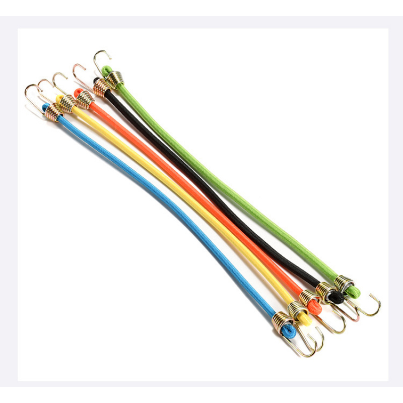 Elastic Bungee Cord Heavy Duty Luggage Straps Rope Hooks 25cm Stretch Tie Tent Outdoor Accessories