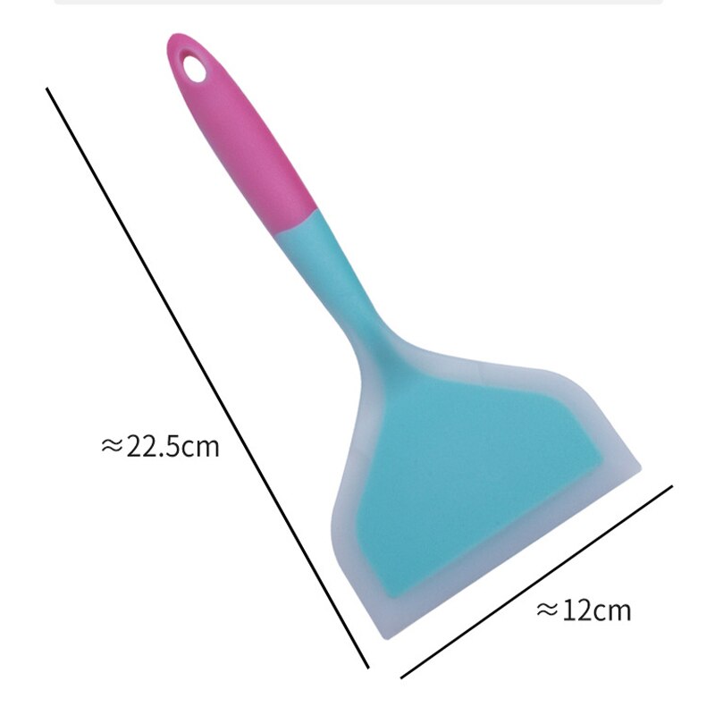 Kitchen Ware Wide Pizza Silicone Cooking Tools Non-stick Spatula Cooking Utensils Spatula Beef Meat Egg Kitchen Scraper Shovel