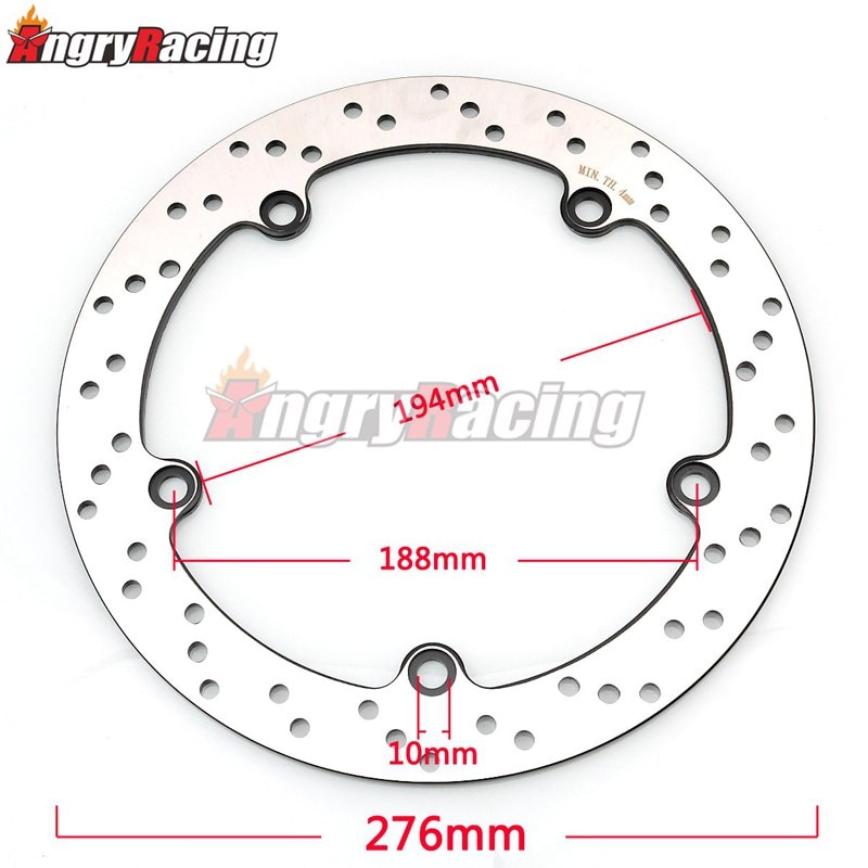 276mm Rear Brake Disc Rotor For BMW R 850 C/R/RT/GS R1100 R 1100 RT/GS R 1150 RT RS GS Adventure R1150 R1150GS Rockster