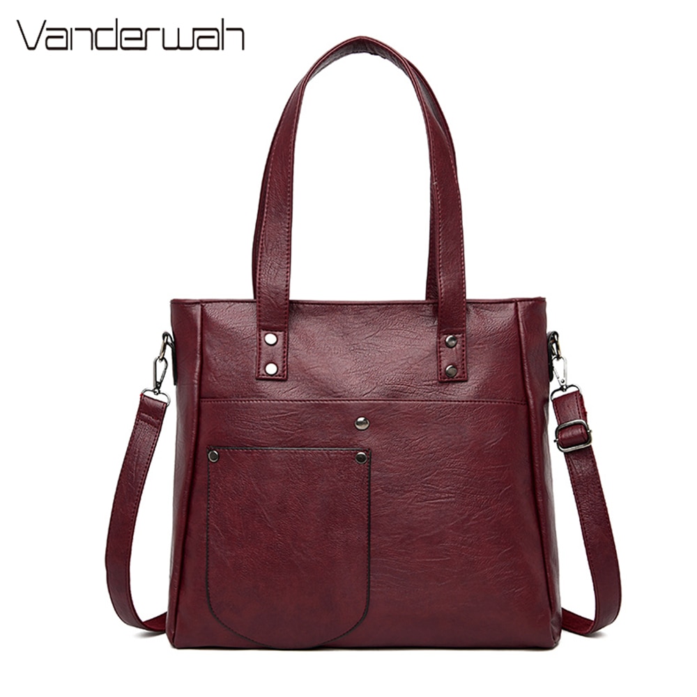 2 sets leren casual tassen en handtassen luxe handtassen damestassen dames schoudertassen voor vrouwen