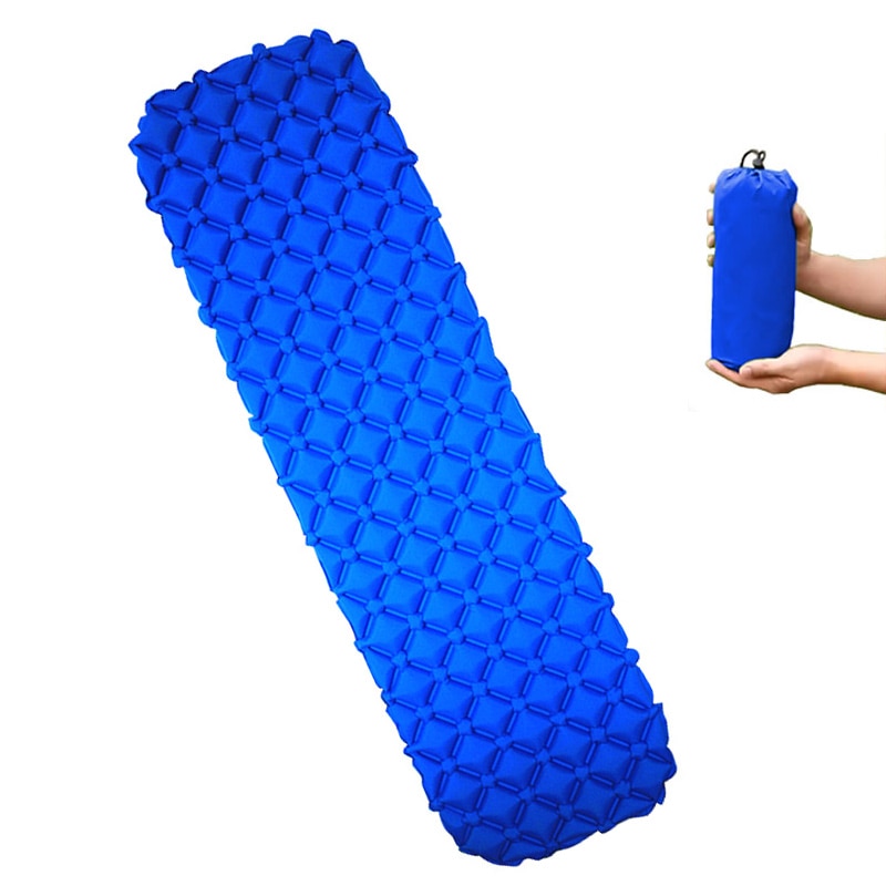 Ultralight Outdoor Inflatable Cushion Sleeping Camping Mat Sleeping Pad Mattress for Camping Hiking Backpacking Travel mattress