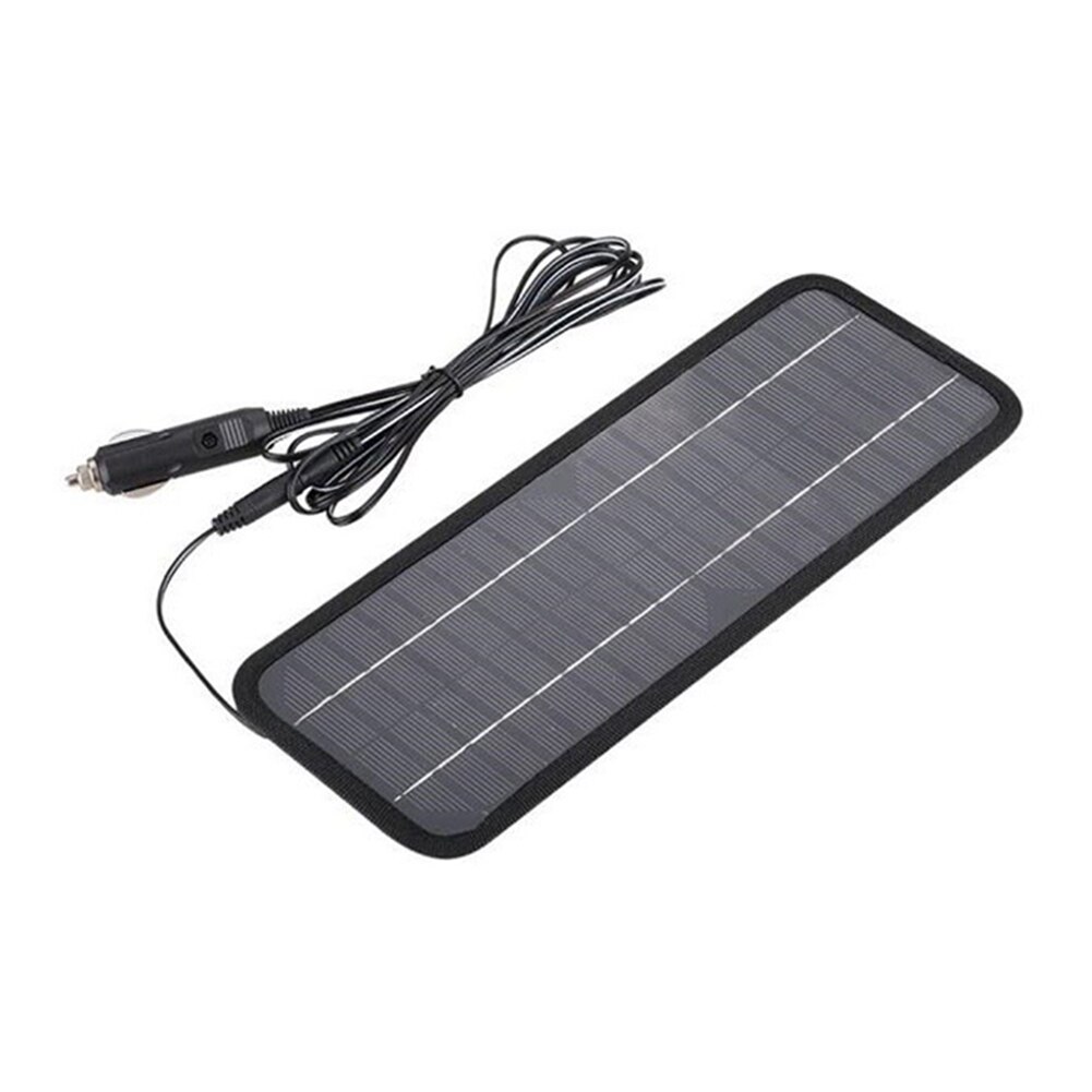 Solar Panel 12V 5W Battery Charger System Portable Maintainer Marine Boat Car SDF-SHIP