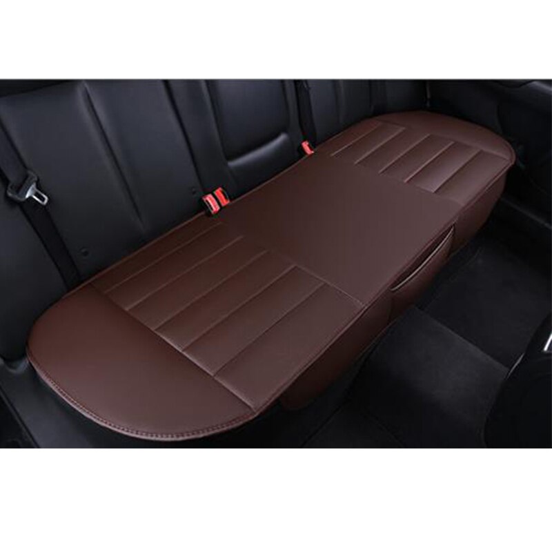 Autostoel all-inclusive auto accessoires PU lederen interieur auto bekleding vier seizoenen universele zitkussen: 1pcs rear seat brow