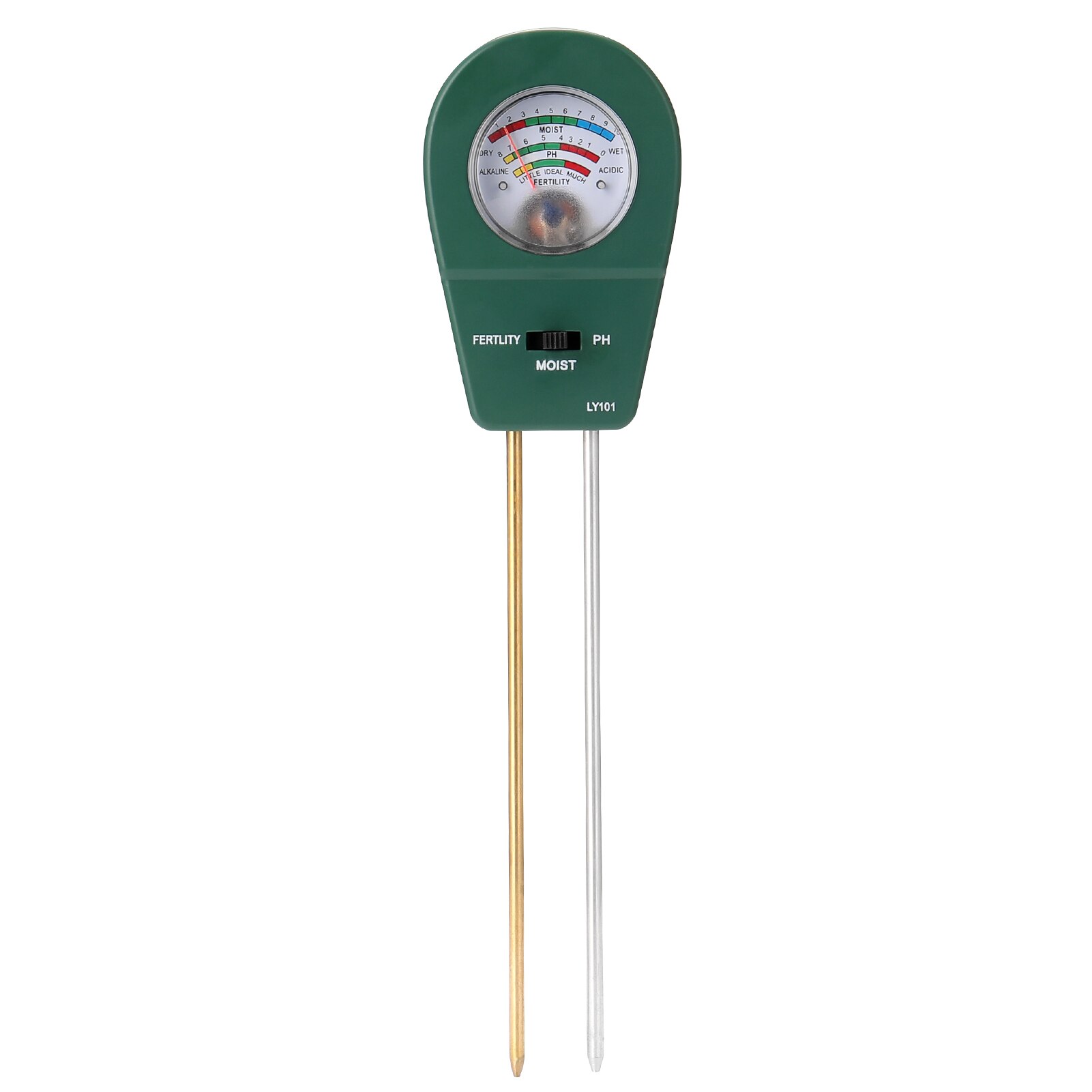 Soil Moisture Meter /Soil Fertility/Soil PH 3-in-1 Soil PH Meter Soil Detector PH Tester Soil Moisture Sensor For Garden Flowers: green