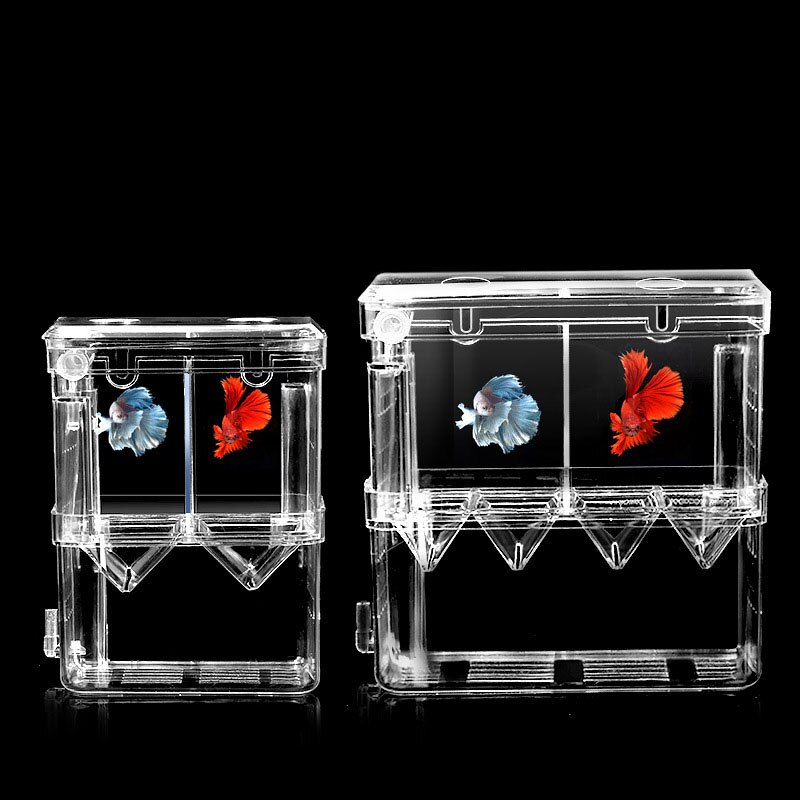 Fish Breeding Isolation Production Box Aquarium Breeder Fish Tank Hatching Incubator Fish Acrylic Aquarium Fish Nursery Tank