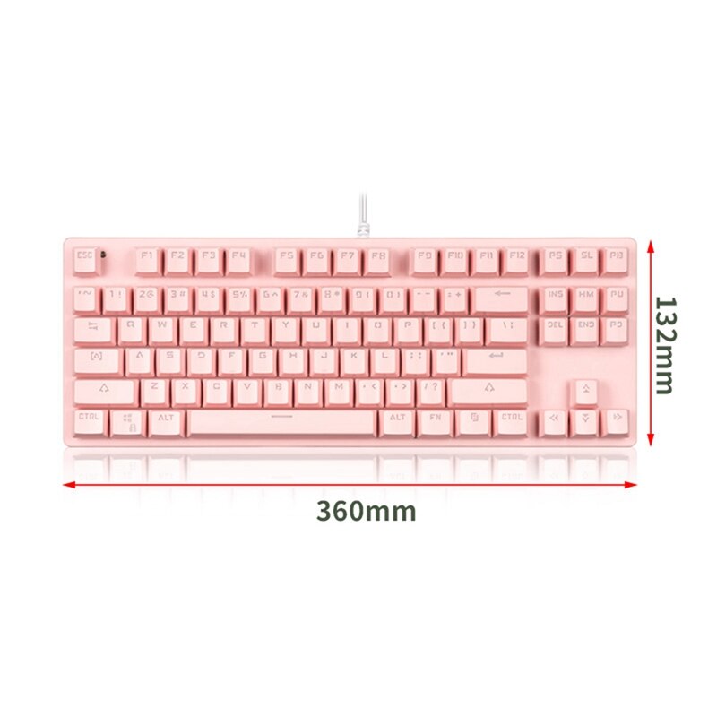 -SATA 15 Pin to 6 Pin Power Cable - 8 Inch with Mechanical Keyboard Pink Gaming Keyboard USB Wired Keyboard