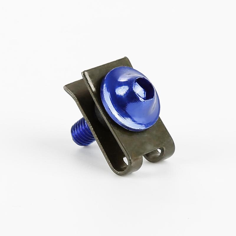 Tornillos de carenado de M5 multicolor para motocicleta, Clips de sujeción de velocidad, tornillos y tuercas de Metal, accesorios para Moto, 10 piezas, 5x16mm