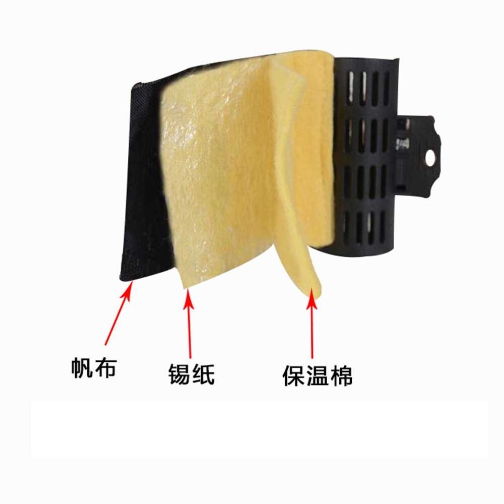 4 stk/parti hår permanent clips med varmebestandig svamp degital keramisk hår krølle maskine stænger klemmer elvin perm