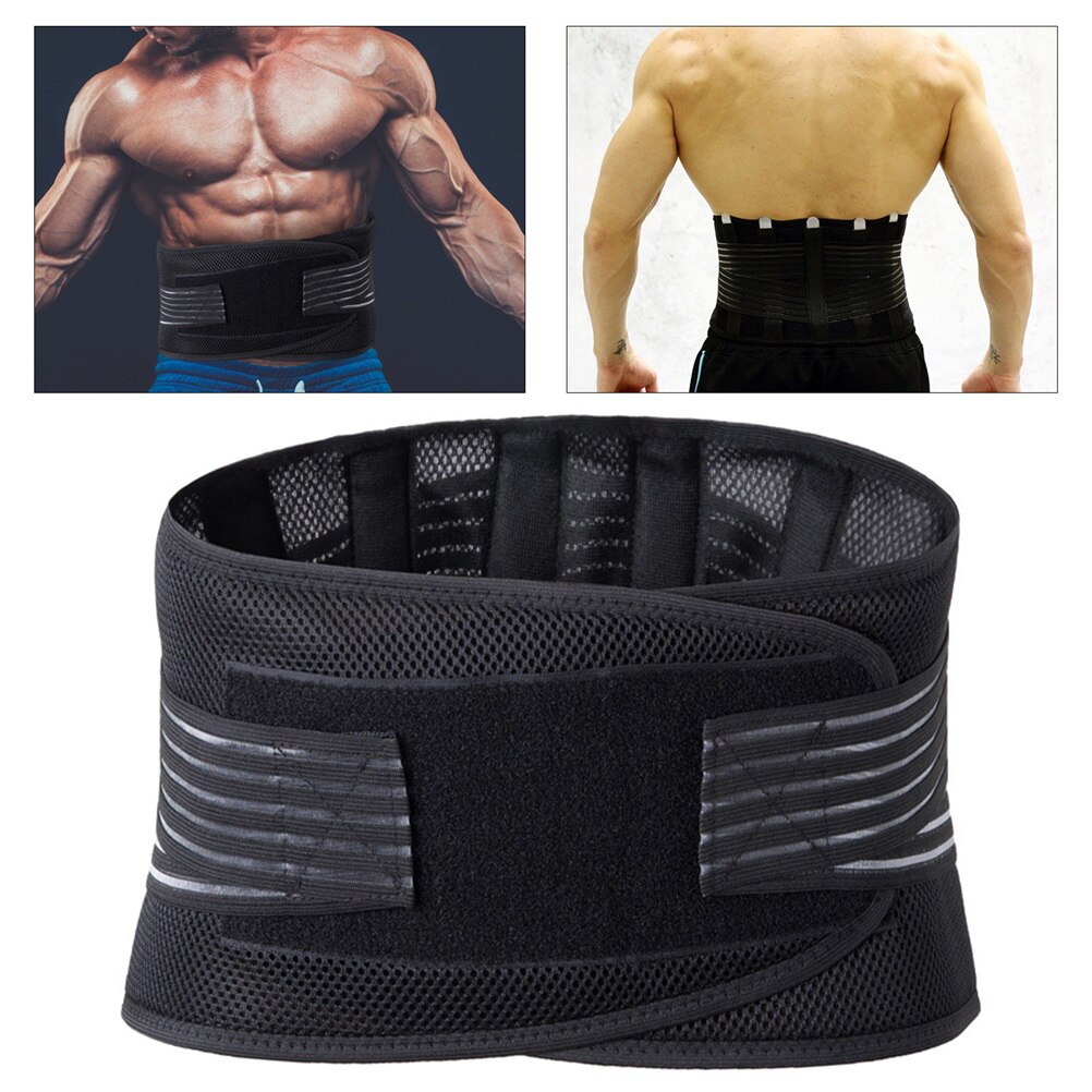 Cinturón de Fitness , faja Lumbar protectora para la cintura, para deportes: 22X108CM