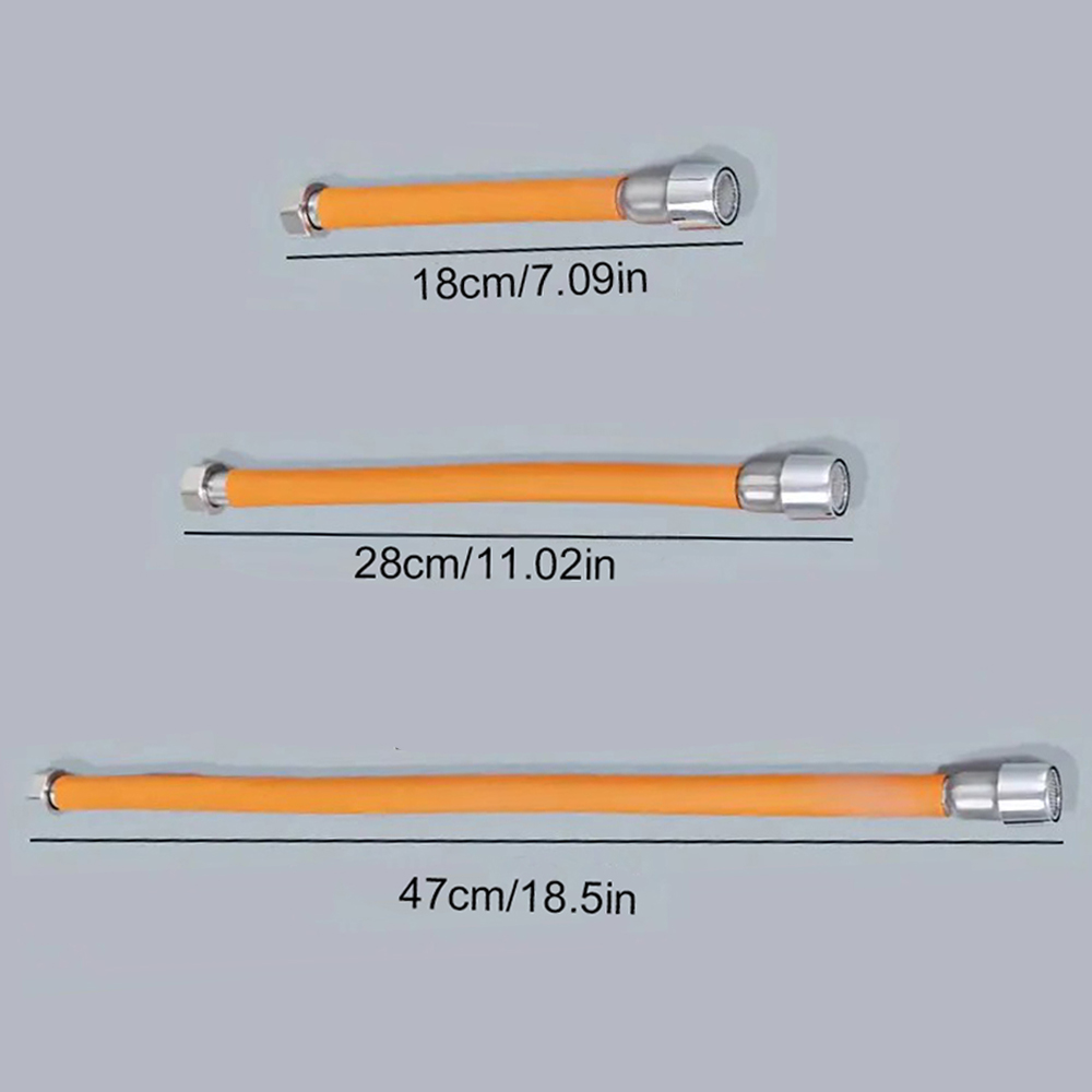 Faucet Extension Extender Bathroom Adjust Free Bending Splashproof Universal 360 Degree Extension Tube Adapter For Kitchen Sink