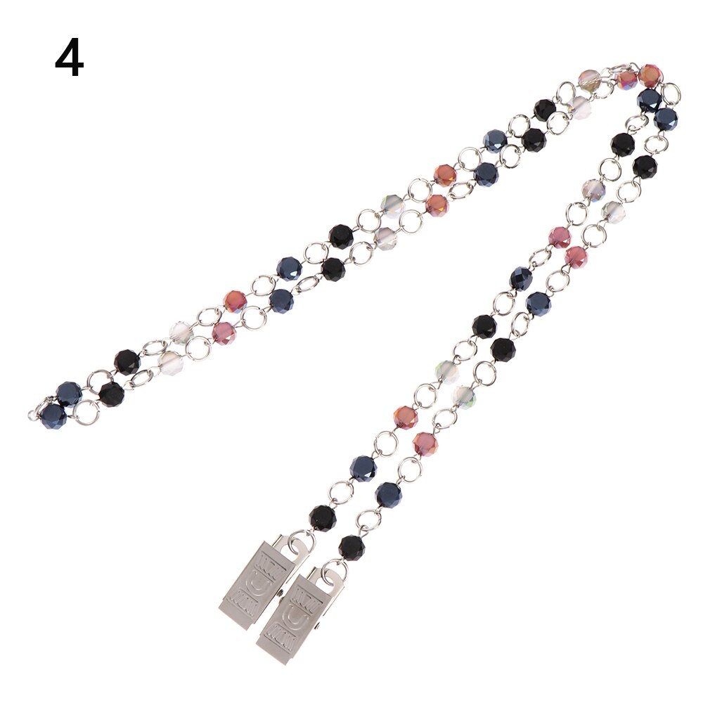 Crystal Kralen Bril Kettingen Vrouwen Mannen Mode Brillen Accessoires Antislip Zonnebril Ketting Koord Lanyard Strap 78Cm: Type 3- 04