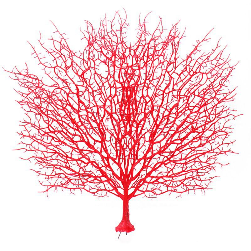 Boom Vorm Hars Koraal Aquarium Decoratie Vissen Aquarium Landschapsarchitectuur Decor Zee Boom Plastic Coral Decor Planten: 2