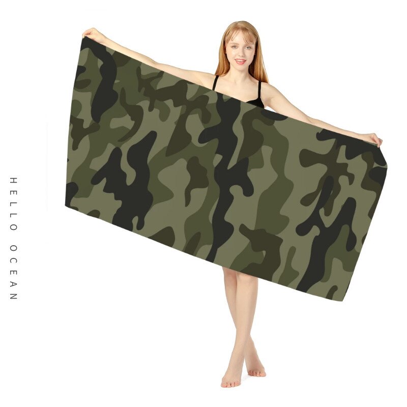 Quick Dry Wet Permeable Bath Towel With Drawstring Pockets Swimming Towel Travel Beach Gym Towel Suction Towel