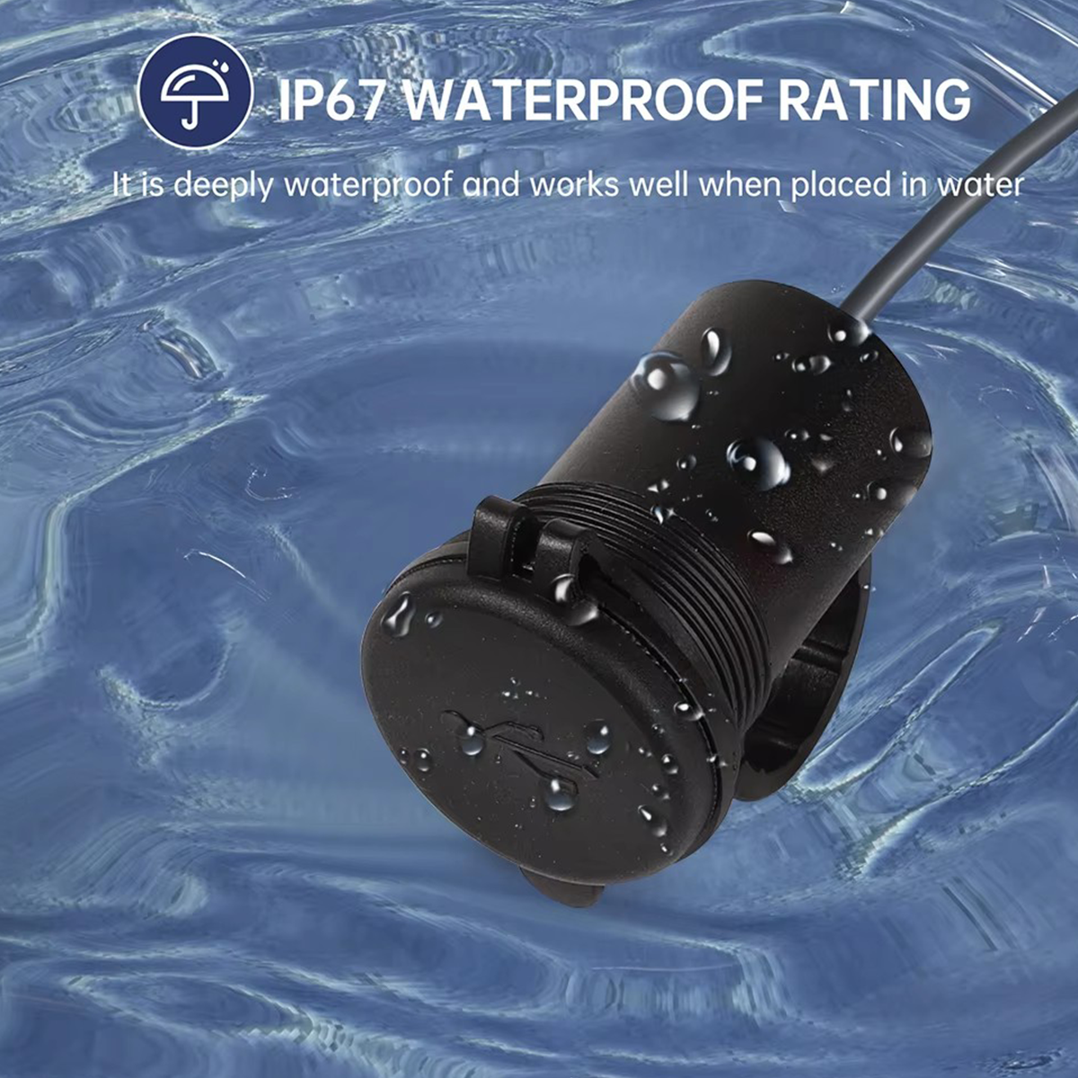 5V 1.5a Enkele Poort Motorfiets Usb Oplader Met Switch 12V Waterdichte Auto Opladen Accessoires Voor Motor Ipad Mobiele Telefoon