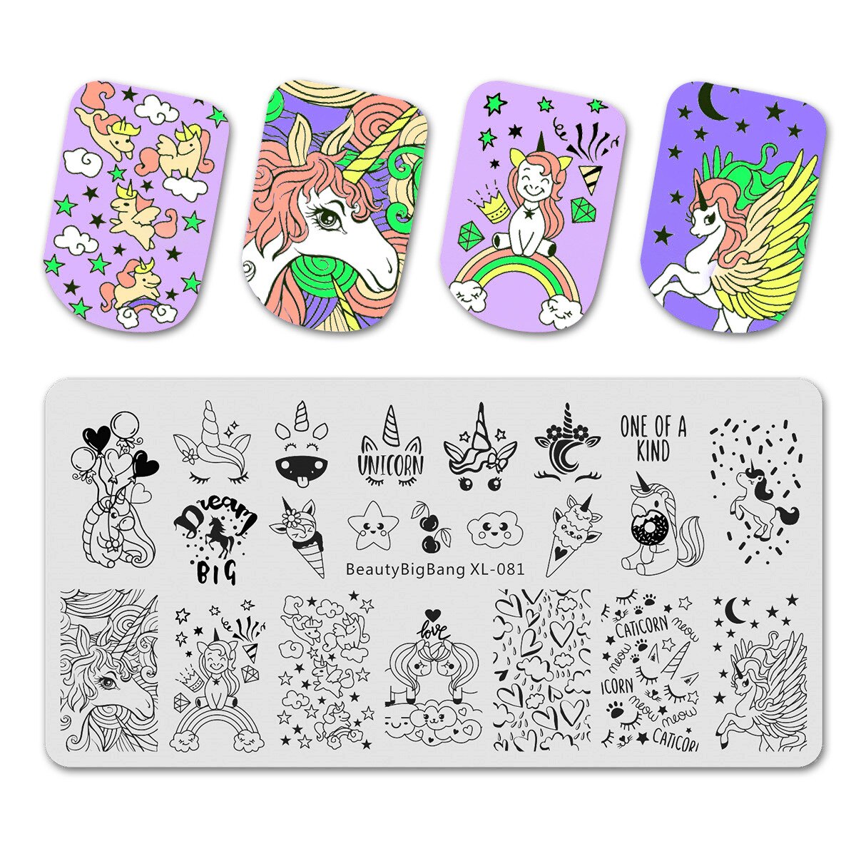 Beautybigbang 6*12cm stempling plade natur blade planter billede skabelon negle stencil skabeloner negle form stencils til nai: 81