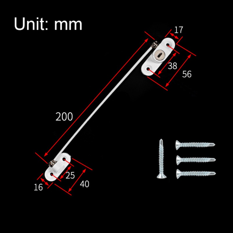 Window Security Chain Lock Sliding Door Kids Safety Protection Lock Buckle Anti-Theft Locks