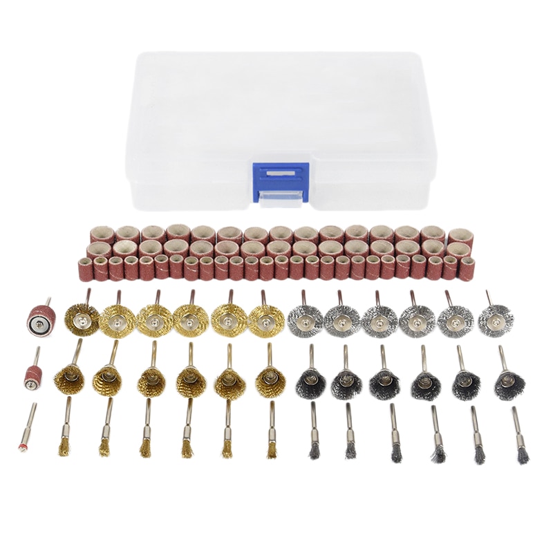 99 Stuks Rotary Gereedschap Schurende Accessoires Set Voor Elektrische Mini Boor Gereedschap Hout Metaal Graveren Slijpen: Default Title