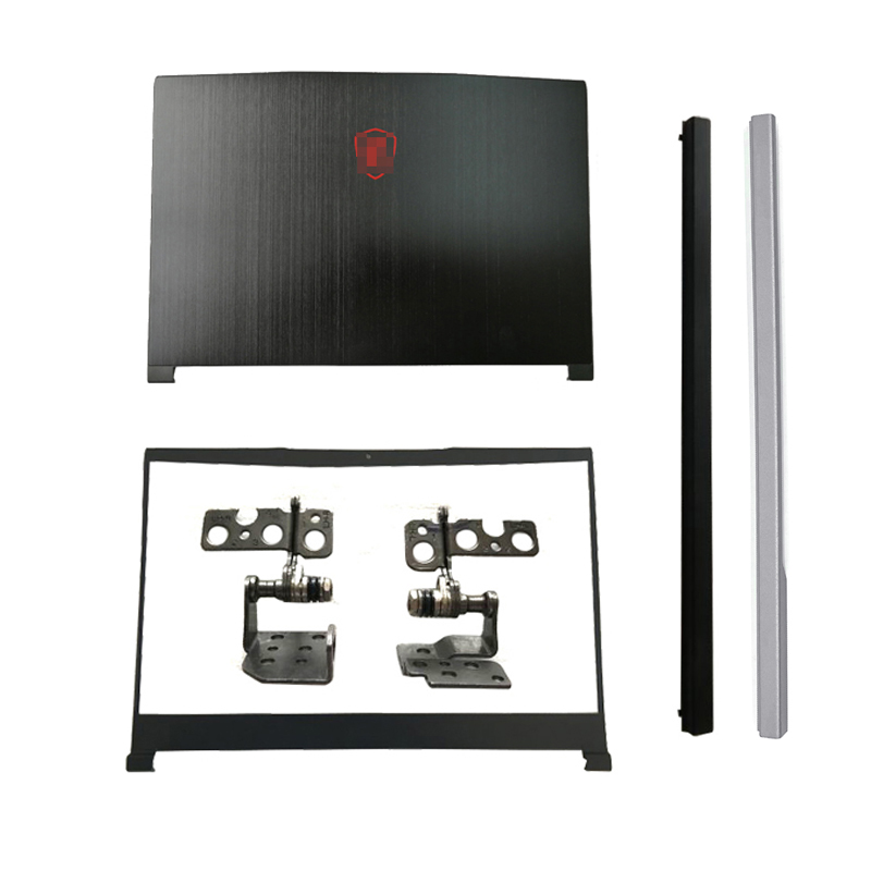 Laptop LCD Back Cover/Front Bezel/Hinges/Hinge Cover For MSI GF63 MS-16R1 16R3 WF65 Top Back Case Screen Back Cover Bezel