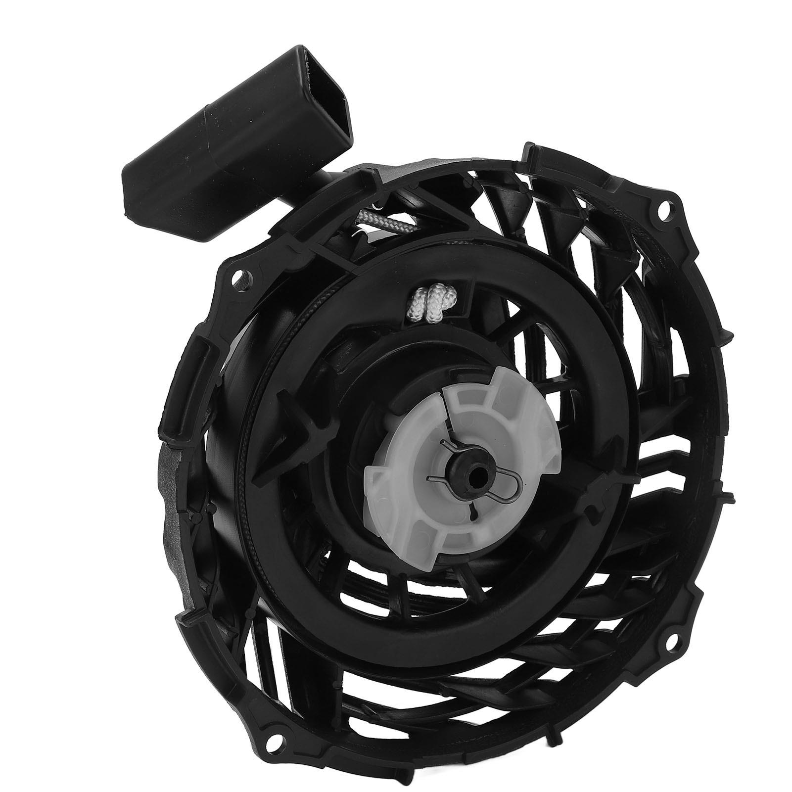 Pull Start Rewind Starter, qualidade OE preta, peças profissionais do cortador de grama para 08p502, 093J02, 09P602, 09P702 motores, 593959