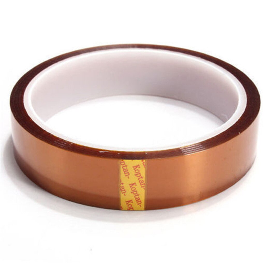 1 Roll of Tape Low temperature resistant tape, insulating tape,Polyimide Kaptons Tape 33M，Gold finger tape 3/6/8/12/15/18mm: C