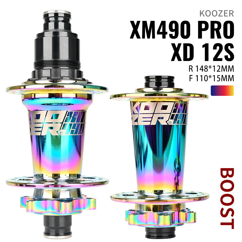 Koozer XM490 PRO Boost 28H 32 Holes MTB Bicycle Hub 15x110 12x148MM TA Thru HG XD MS SX GX NX 10 11s 12s THRU Bike CR-MO Steel