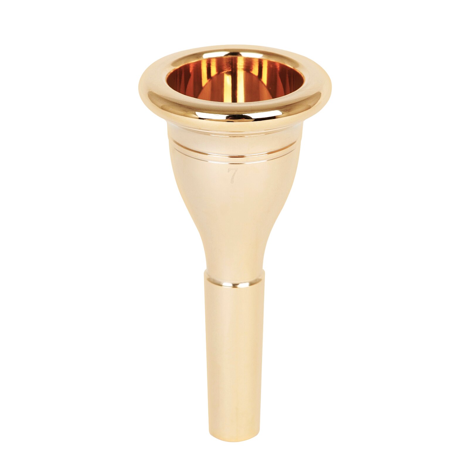 Tuba Mouthpiece Solid Durable Brass Construction Gold Plated Musical Instrument Accessories Brass instrument accessories