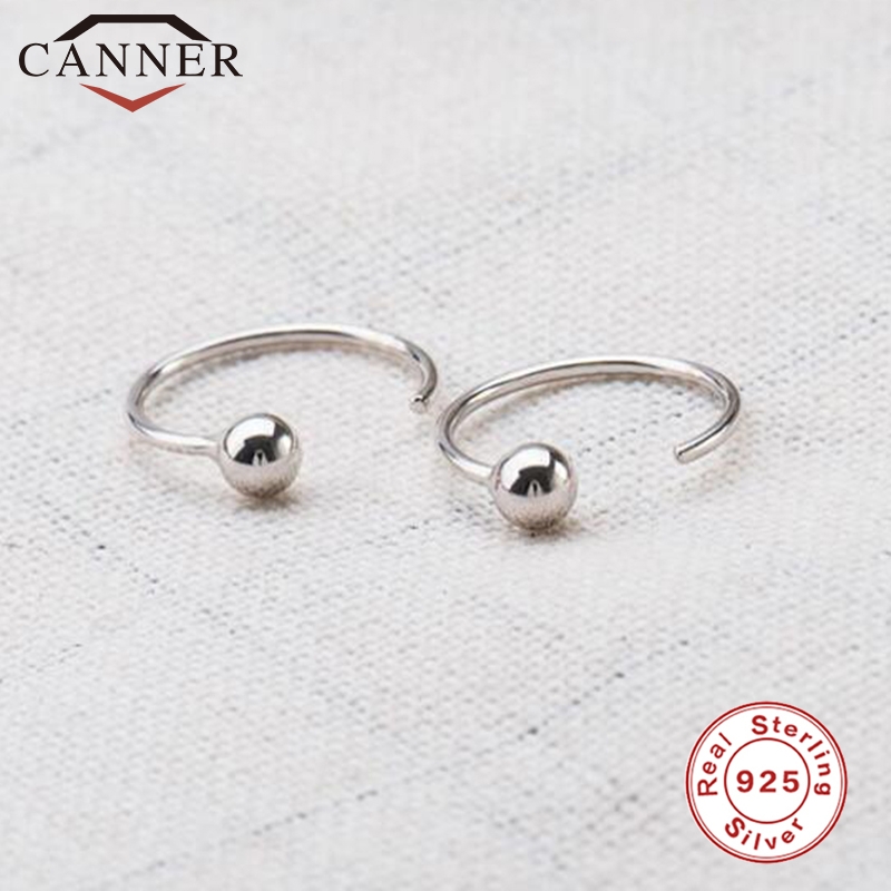 925 Sterling Zilveren Piercing Oor Tragus Kraakbeen Oorbellen Zilver/Goud Kleur Neus Hoop Nose Ring Opening Verstelbare Body Sieraden: 3 silver