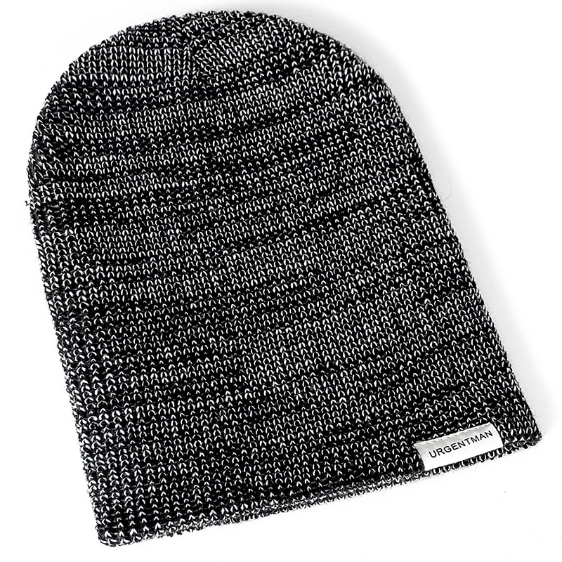 1 stk unisex hue urgentman afslappet hue til mænd & kvinder varm blød strikket vinterhue almindelig daglig hue hue hæklet hue