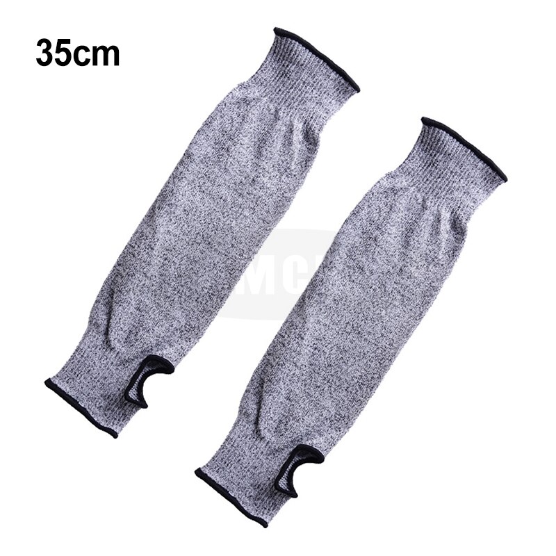 5 Level Anti Cut Arm Sleeves Cut Resistant Sleeves Safety Gloves Anti Cut Arm Sleeves Protects the Arm From Heat and Cutting: 35cm  1pair