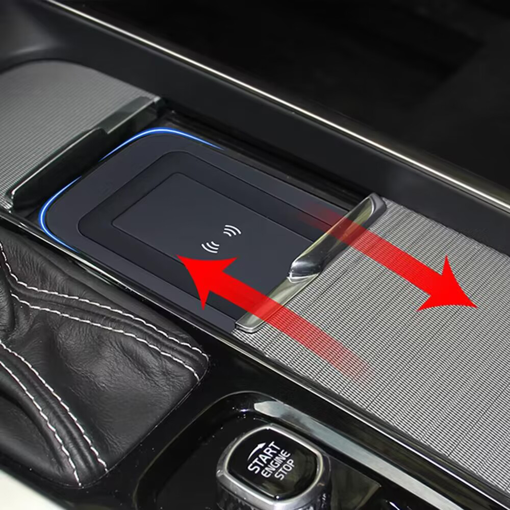 Auto Draadloze Oplader Voor Volvo Xc60 Xc90 V60 S60 V90 S90 -2024 Telefoonhouder Mount Laadplaat Accessoires Interieur