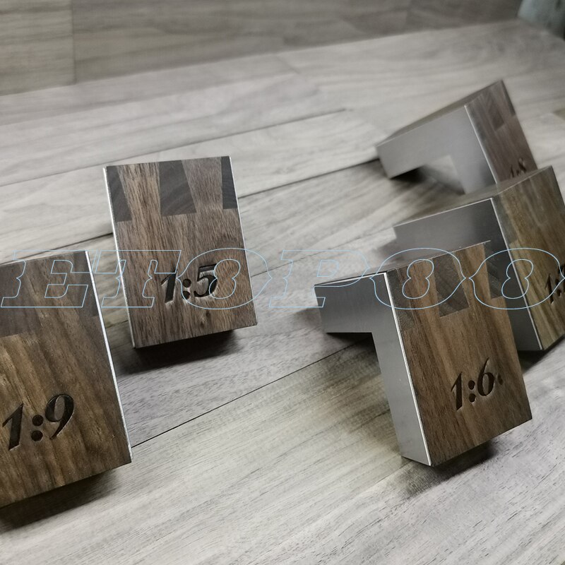 Japanese Black walnut Dovetail Saw Guide Set 1:4 1:6 1:7 1:8 Joinery Cutting Guide Angle Saw Guide Woodworking Tool Durable