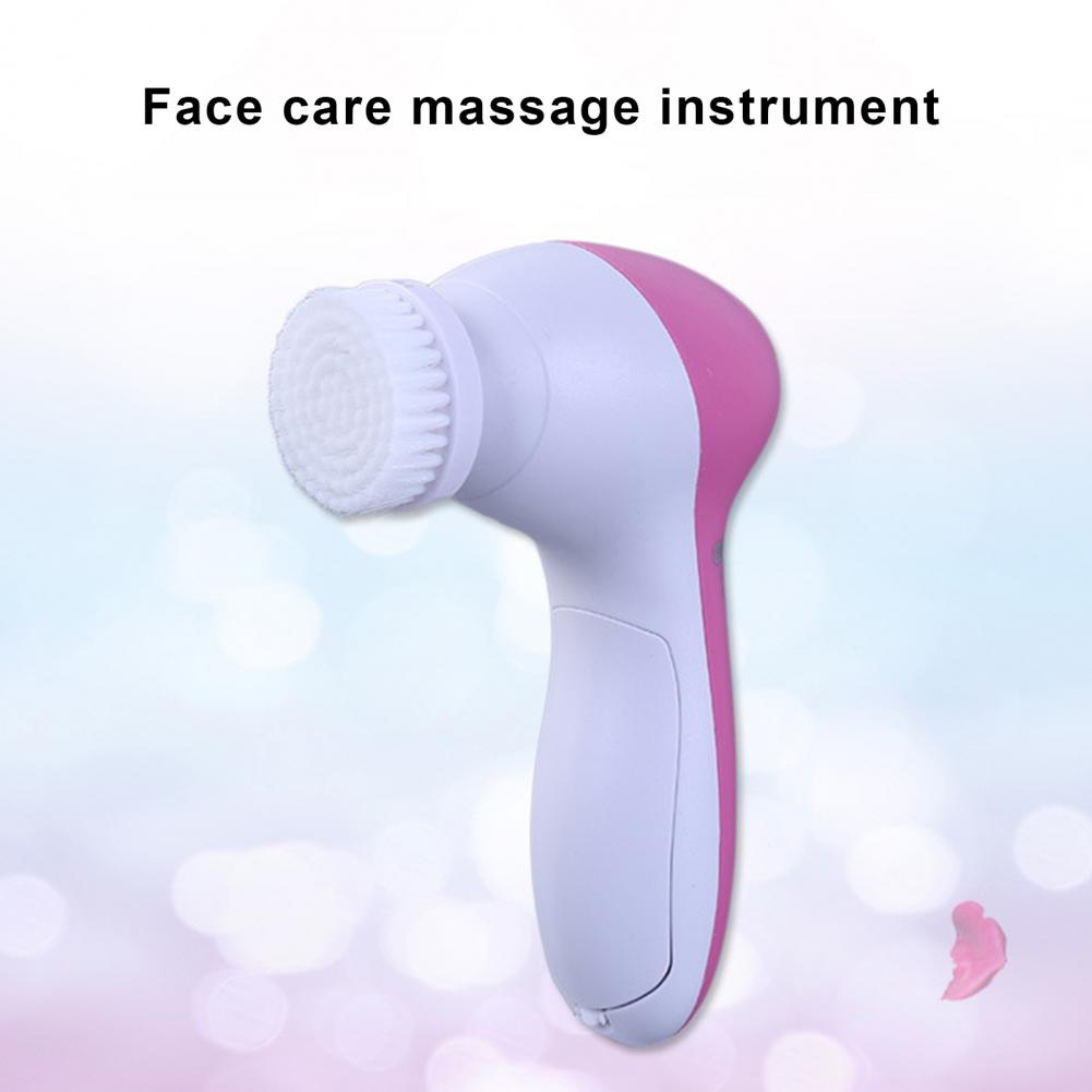Face Cleaner Machine Solid Gentle Exfoliating Facial Cleansing Brush Spa Long Battery Life Facial Cleansing Brush